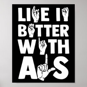 Tiefe Kenntnis und Gebärdensprache 2 Poster