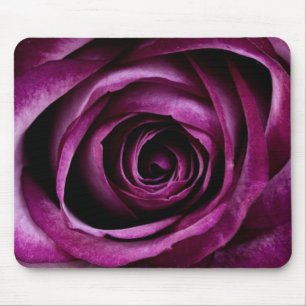 Tiefe Lila Rose Mousepad