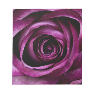 Tiefe Lila Rose Notizblock