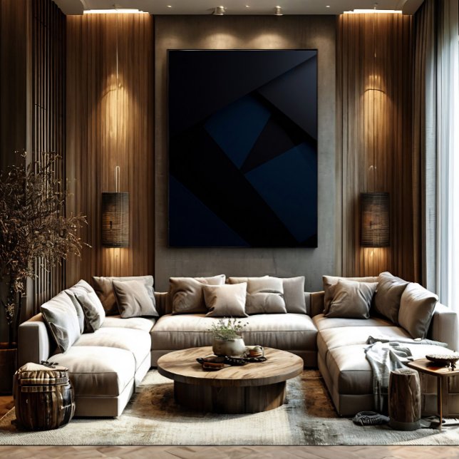 Tiefe Nachtgeometrie Poster (Von Creator hochgeladen)