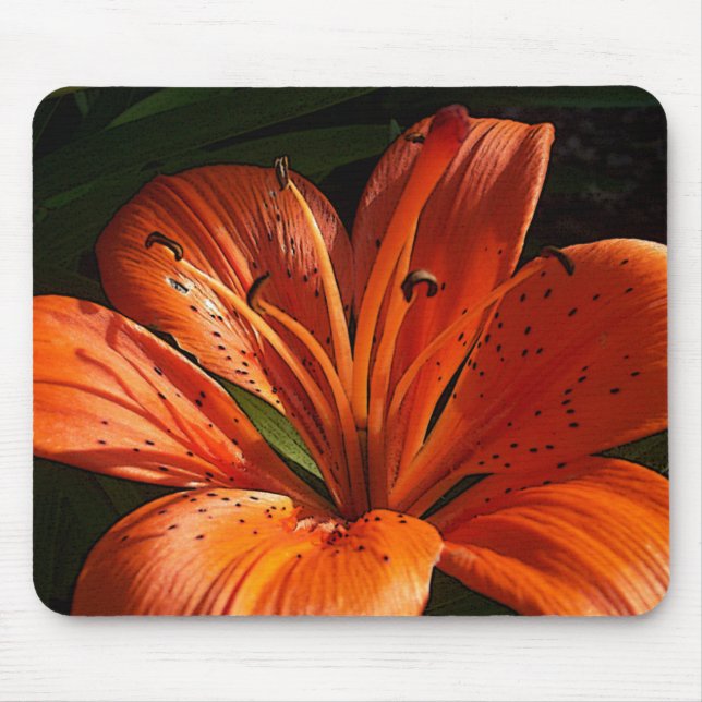 Tiefe Orange Mousepad (Vorne)