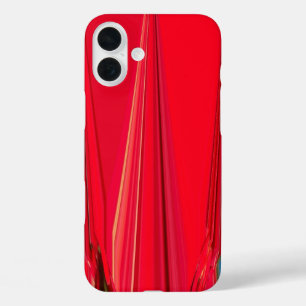 Tiefe Purpurrot   Schöne Rote Textur Abstrakte Kun iPhone 16 Plus Hülle