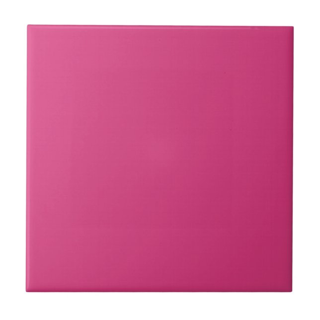 Tiefe Rose Rosa Keramik Tile Fliese (Vorderseite)
