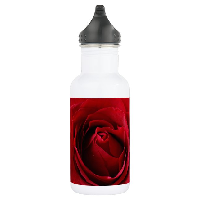 tiefe rote Rose Trinkflasche (Rechts)