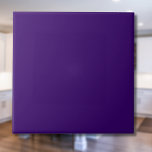 Tiefe Violette, solide Farbe | Klassisches Elegant Fliese<br><div class="desc">Tiefe Violette,  solide Farbe | Classic | elegant | Trendy | Stilvoll | Geschenk</div>