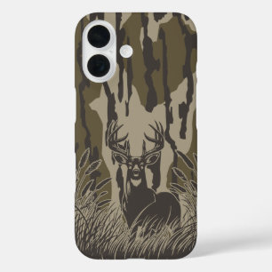 Tiefebenen-Tarnung Weißwedelhirsch-Bock-Jagd-Tarnu iPhone 16 Hülle