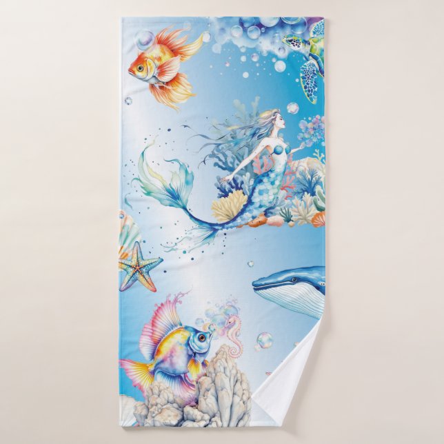 Tiefen der Ruhe Badehandtuch (Badehandtuch)