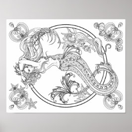 Tiefen : DIY Coloring Poster