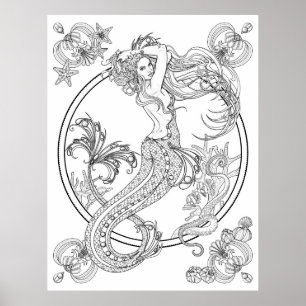 Tiefen: GROSSER DIY erwachsener Farbton durch Poster