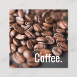 Tiefen-Kaffeebohnen einfache Oswald Lochkarte Treuekarte