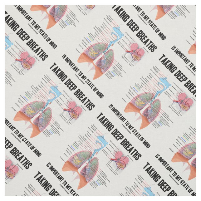 Tiefenatmen ist für meinen Staat wichtig Stoff (Muster)