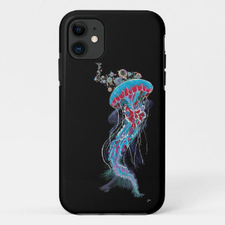 Tiefer Abstieg Fluorescent Jellyfish Case-Mate iPhone Hülle