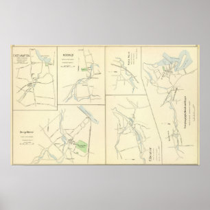 Tiefer Fluss, Ivoryton, Mitte-Bach, Essex Poster