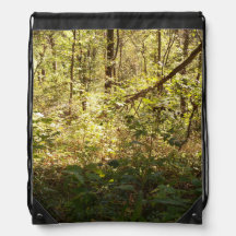 Tiefer Holzdrawstring-Rucksack