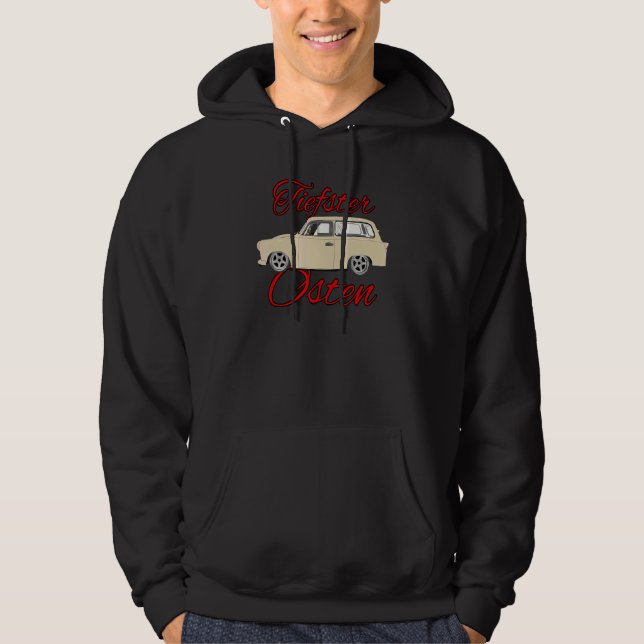 Tiefer Osten Hoodie (Vorderseite)