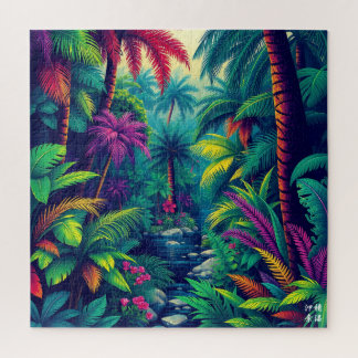 Tiefer tropischer Regenwald Puzzle