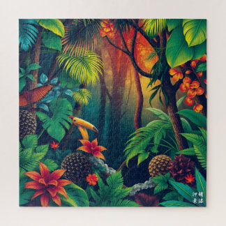 Tiefer Tropischer Wald Puzzle
