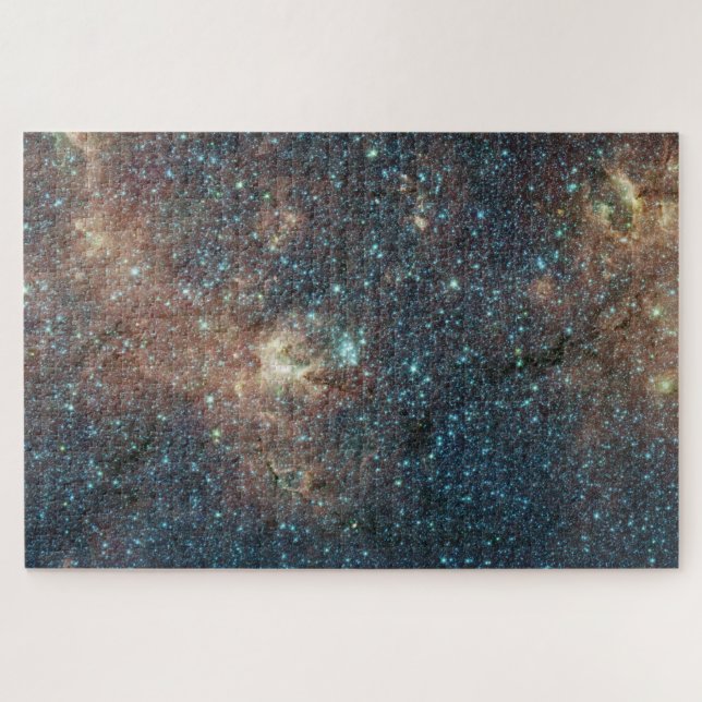 Tiefer Weltraumblick eines Sternenclusters Puzzle (Horizontal)