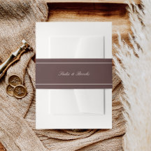 Tiefes Burgund und Creme Klassische Schrift Hochze
