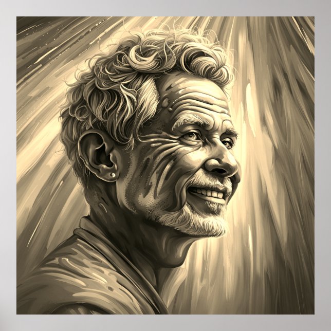 tiefes Lächeln Poster (Vorne)