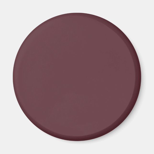 Tiefes Maroon-Einfarbig Magnet (Vorne)