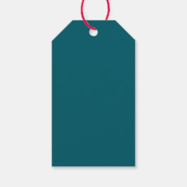 Tiefes Petrol-Geschenk-Tags Geschenkanhänger