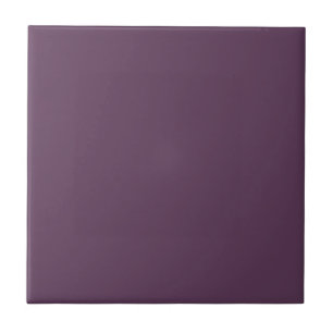 Tiefes Pflaumen-Volltonfarbe Fliese