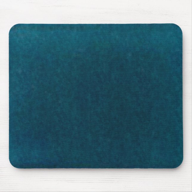 Tiefes SeeWatercolor - dunkles aquamarines Blau Mousepad (Vorne)