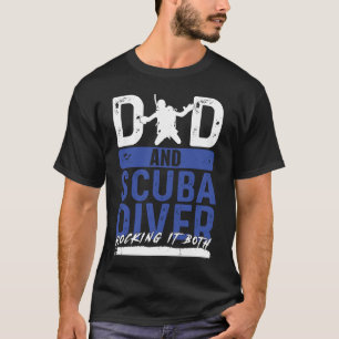 Tiefes Unterwasser-Snorkler-Tauch-Snorkeling T-Shirt