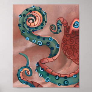 Tiefes Wasser Poster