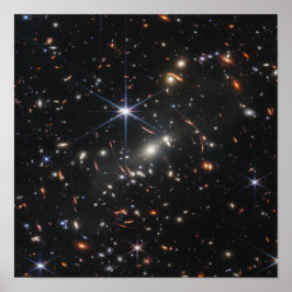 Tieffeld James Webb Telescope Poster