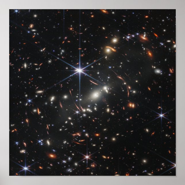 Tieffeld James Webb Telescope Poster (Vorne)