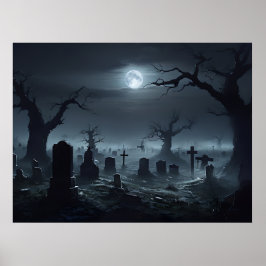 Tiefgarage Dusk - Spuk Friedhof Poster