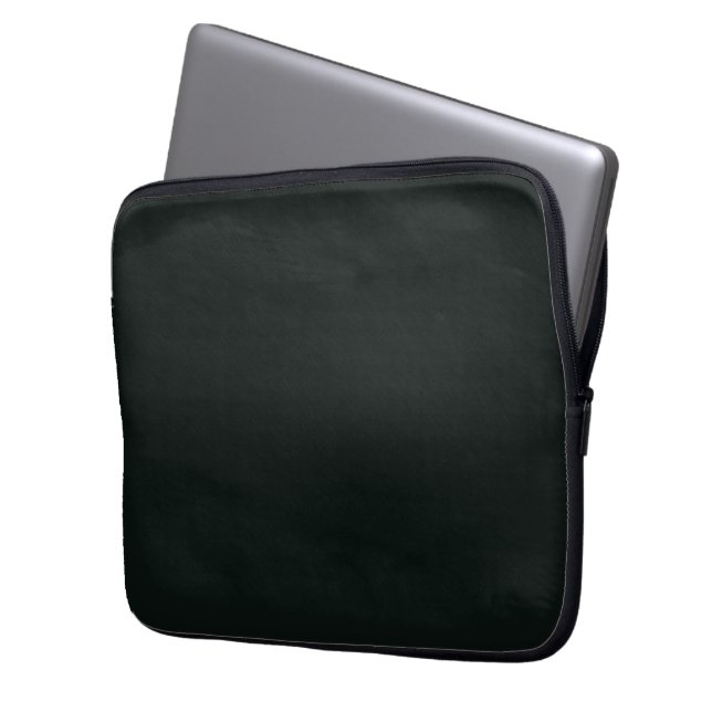 Tiefgrün einfarbig laptopschutzhülle (Vorderseite Links)