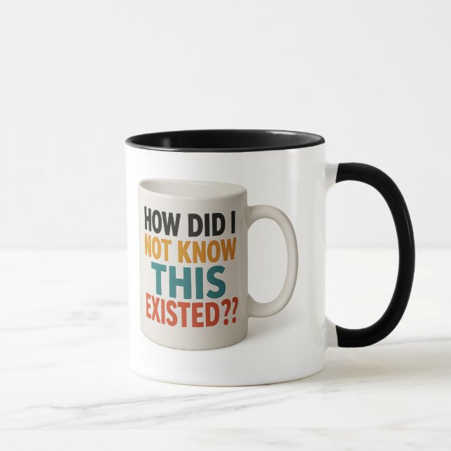 Tiefgründige Gedanken - Kaffeetasse (Rechts)