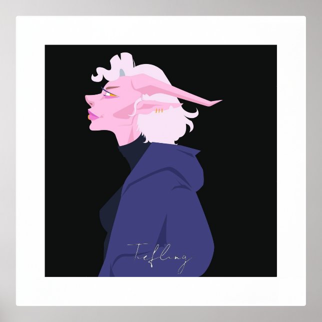 Tiefling Foliendrucke (Vorderseite)