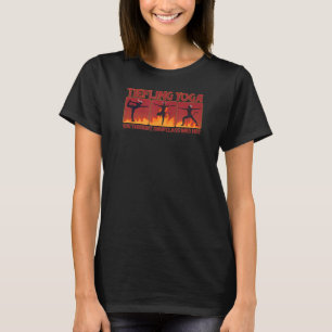 Tiefling Yoga für Nerdy Tabletop Roleplayers T-Shirt