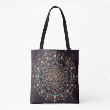 Tiefpurpurne Himmel-Mandala-Tasche
