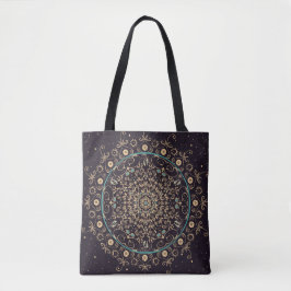 Tiefpurpurne Himmel-Mandala-Tasche