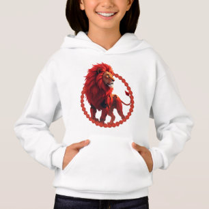Tiefrote Glut – Der Löwe des brennenden Schicksals Hoodie