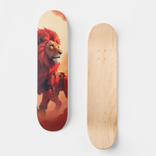 Tiefrote Glut – Der Löwe des brennenden Schicksals Skateboard