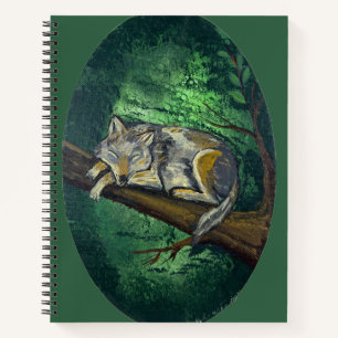 Tiefschlaf - handgefertigtes Kunstwerk  Notizbuch
