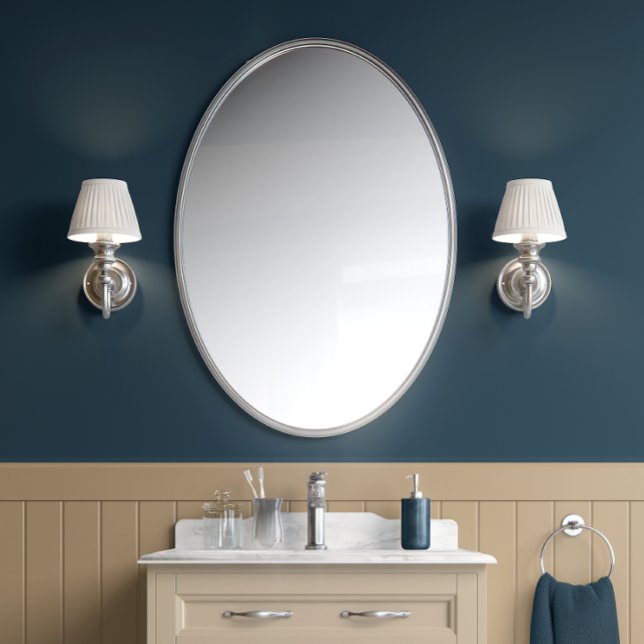 Tiefsee Aquamarin - Tief Aquamarin - Modernste Tapete (Deep Ocean Blue - Navy Blue - Modern Peel and Stick Wallpaper)