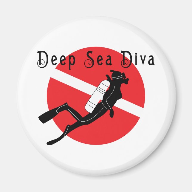 Tiefsee Diva Magnet (Vorne)
