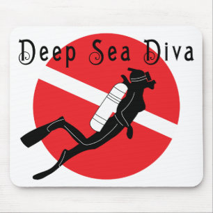 Tiefsee-Diva Mousepad