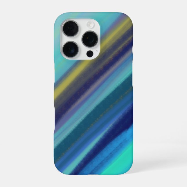 Tiefsee-Ozean Blautöne iPhone Hülle (Rückseite)