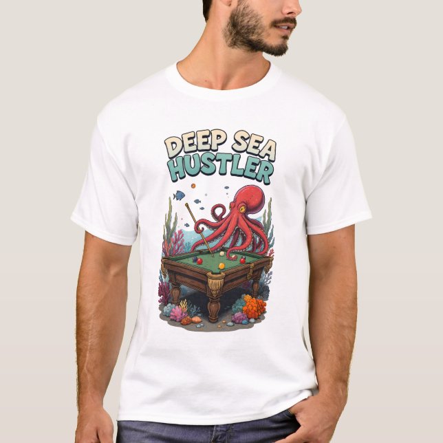 Tiefsee-Pool-Hustler T-Shirt (Vorderseite)