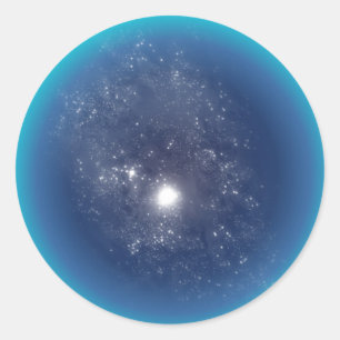 Tiefsee Runder Aufkleber