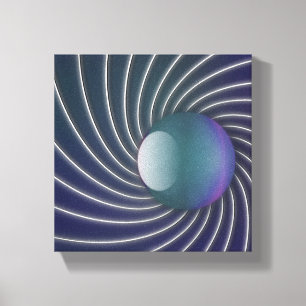 Tiefsee Spirals Canvas Print Leinwanddruck