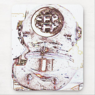 Tiefsee-Taucher Mousepad